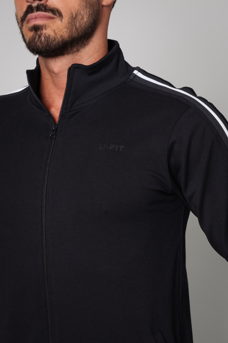 Trening Bumbac Track Black [4]