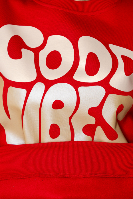 Set Good Vibes Blouse and Long Pants Red [5]