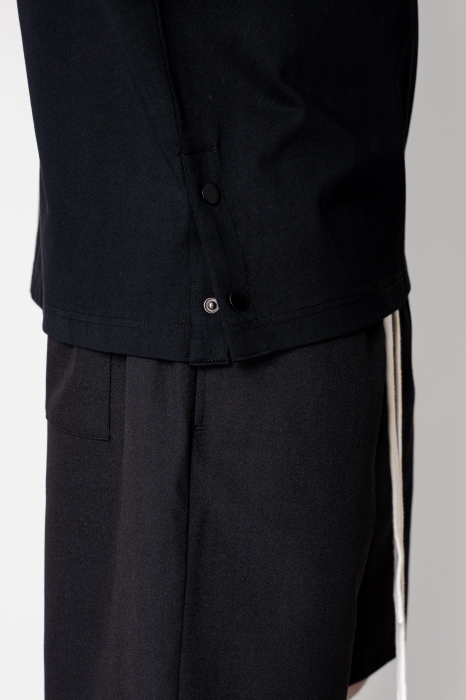 Oversized T-shirt with studs Black [4]
