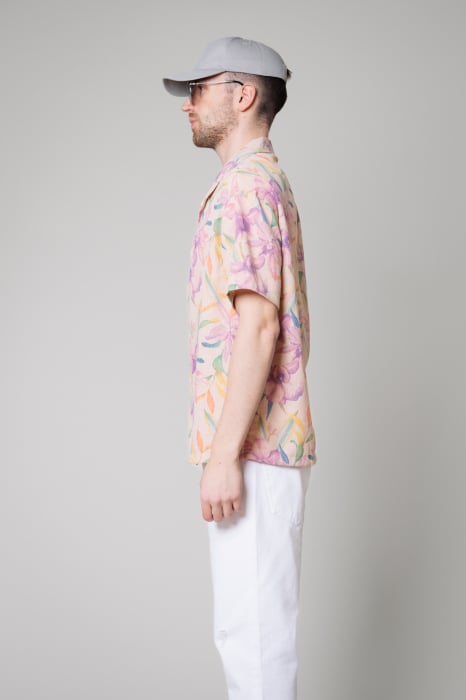 Men's Essence Floral Shirt Beige [3]