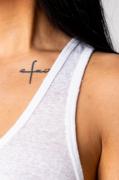 Women's tank top made of 100% IN, White [4]