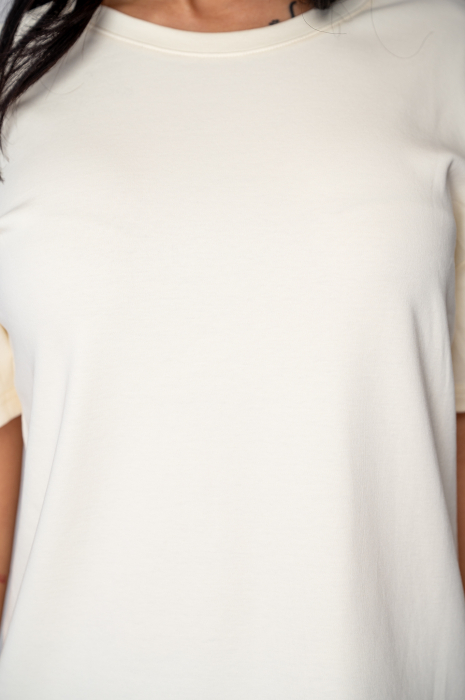 Tricou dama regular Light Yellow [4]