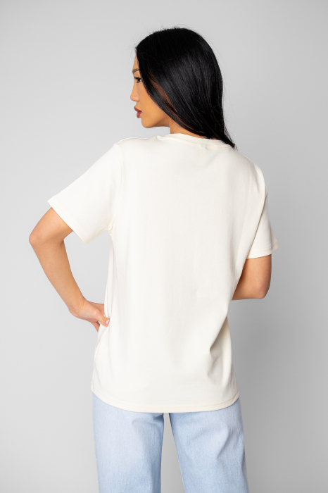Tricou dama regular Light Yellow [3]