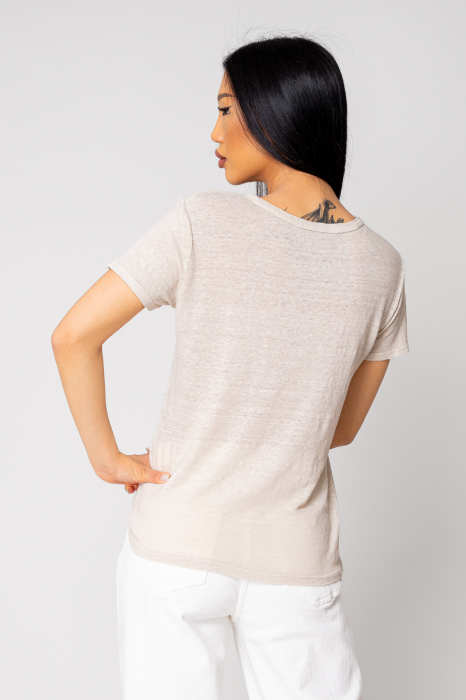 Women's 100% IN T-shirt, Beige [3]