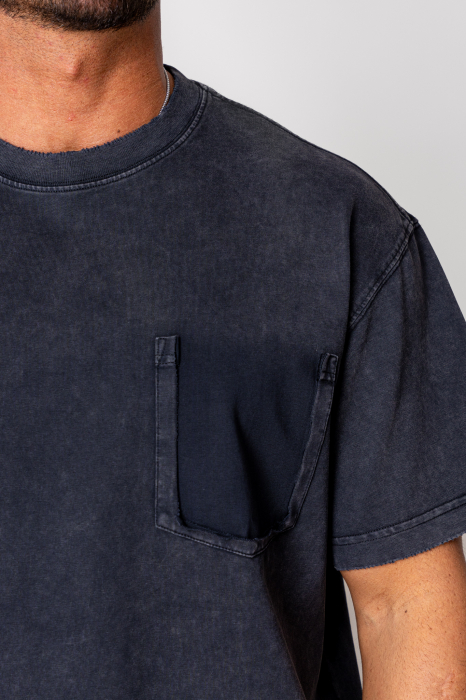 Tricou fake poket Black [3]