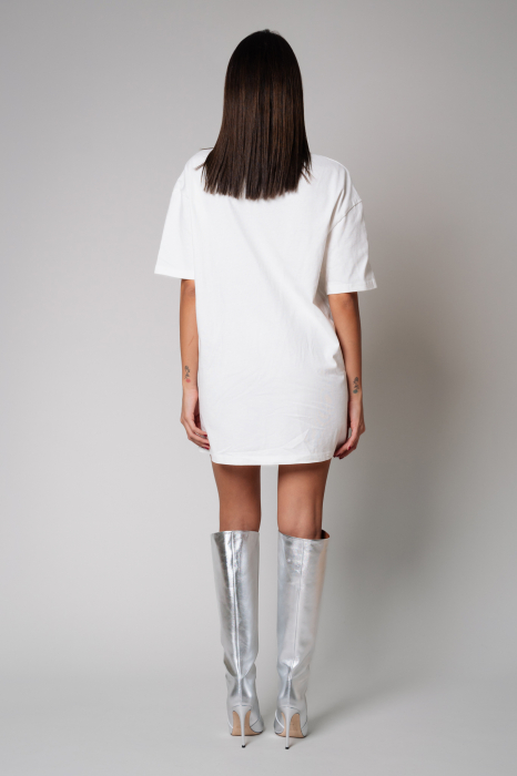 Tricou Femei Heavy Oversized White [5]