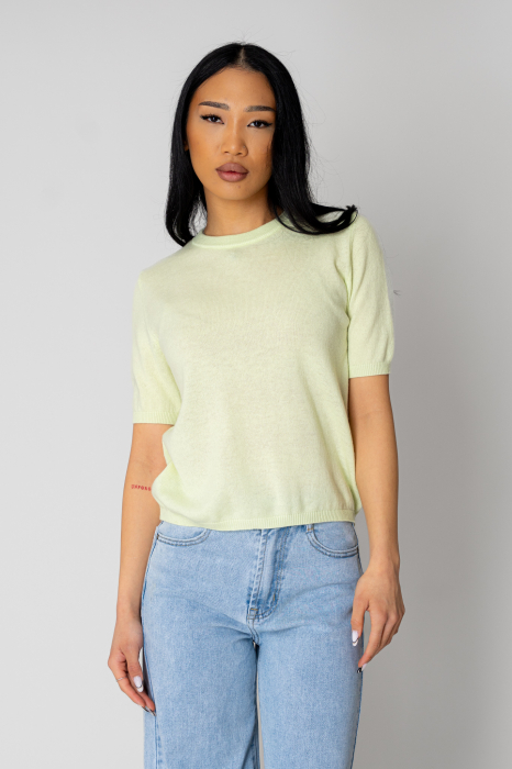 Mint women's knitted T-shirt [3]