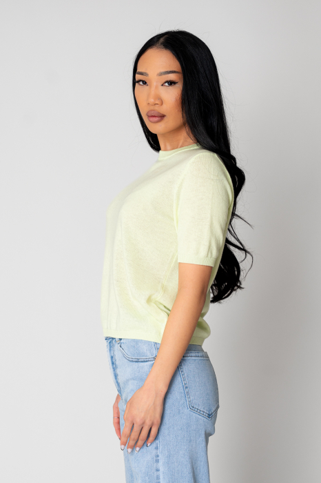 Mint women's knitted T-shirt [4]