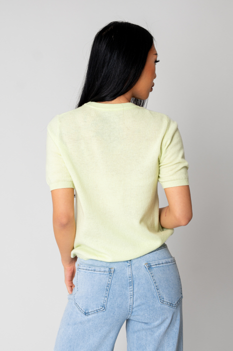 Mint women's knitted T-shirt [5]