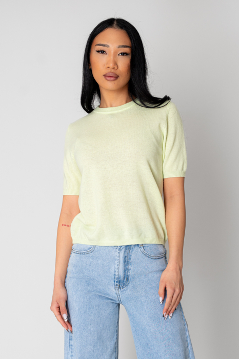 Mint women's knitted T-shirt [2]