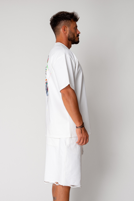 T-shirt Fireworks Heavy Oversized White [3]