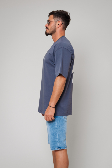 Tricou H Keep Barbati Oversized Grey Anthracite [2]