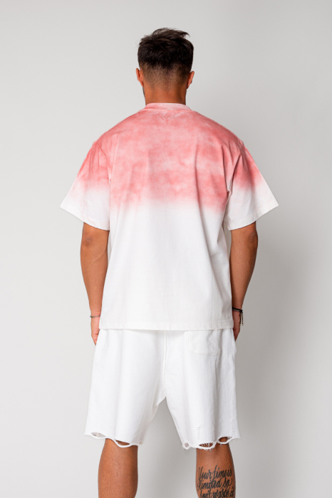 T-shirt Heavy Oversized White/Pink [4]