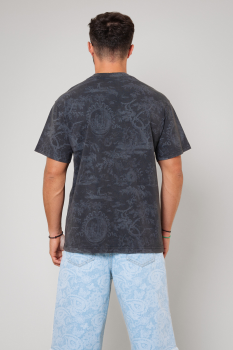 Printed T-shrt Oversized Grey Anthracite [3]