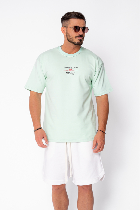 Tricou Monte Carlo imprimat Mint [2]