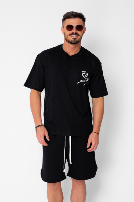 Tricou Matisse regular imprimat Black [2]