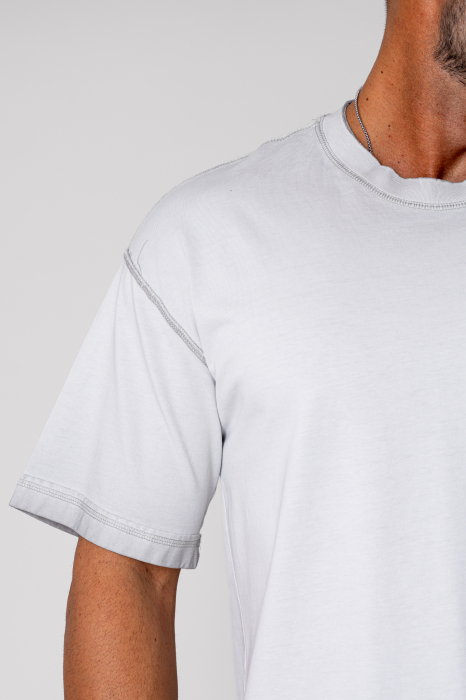 Tricou Vintage Oversized Grey [3]