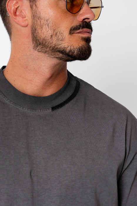 Prewashed Oversized T-shirt Black [4]