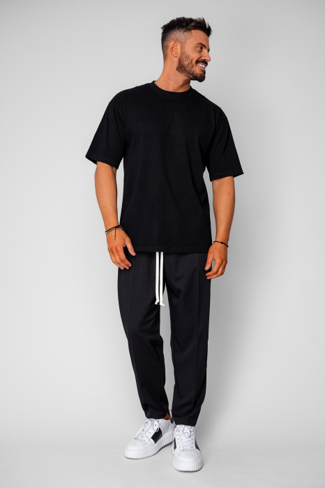 Tricou Oversized Ripped Black [5]