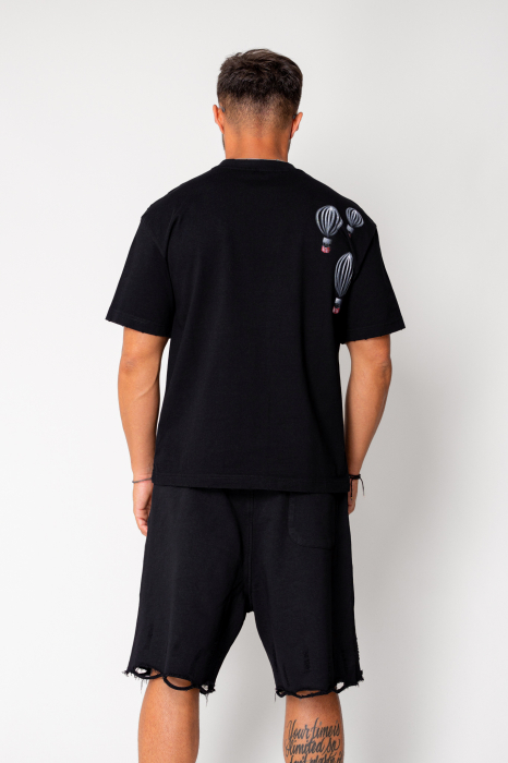 Tricou Passidn Heavy Oversized Black [3]