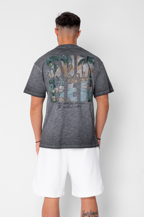 Venture T-shirt Regular Light Grey Anthracite [3]