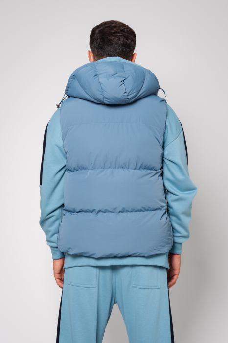 Storm Blue hooded vest [3]