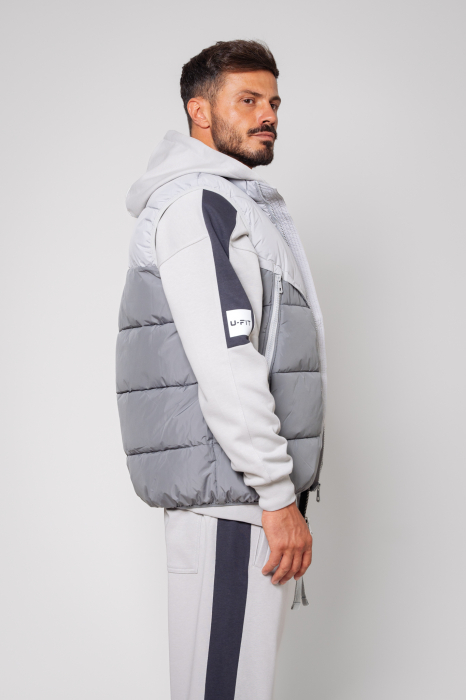 Vest without hood Duo Grey [2]