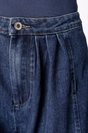 Blugi bufanti lungi Dark Blue [3]