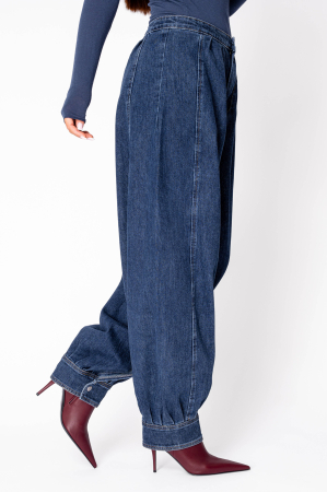 Blugi bufanti lungi Dark Blue [1]