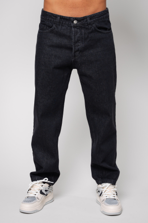 Blugi lungi din denim Black III [0]