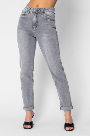 Blugi elastici conici Grey [1]