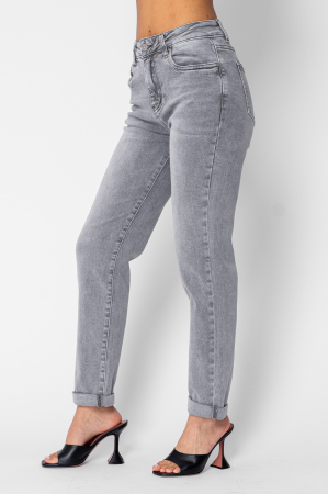 Blugi elastici conici Grey [3]