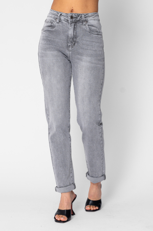 Blugi elastici conici Grey [2]