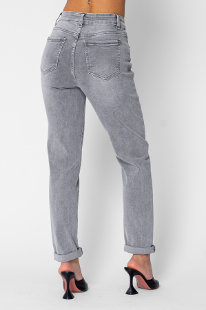 Blugi elastici conici Grey [4]