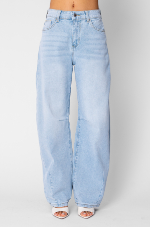 Baggy Light Blue elastic jeans [1]