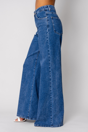 Blugi elastici largi Dark Blue [1]