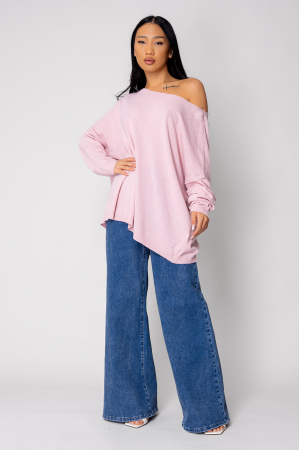 Blugi elastici largi Dark Blue [4]