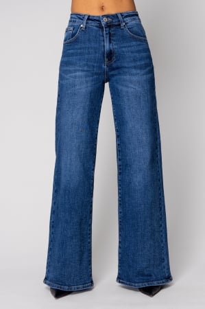 Blugi - Blugi elastici din denim Blue