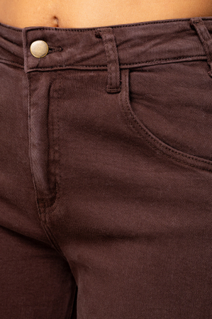 Blugi lungi regular din denim Brown [3]