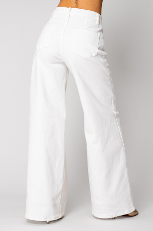 Blugi elastici din denim Off White [2]