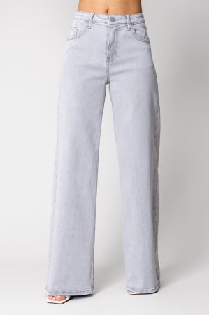Blugi - Blugi elastici din denim Grey