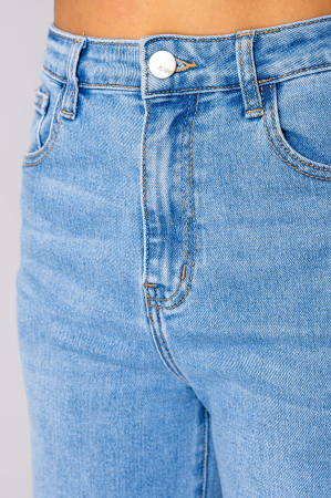 Blugi elastici largi Light Blue [3]