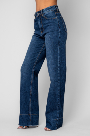 Blugi elastici largi Dark Blue  [1]