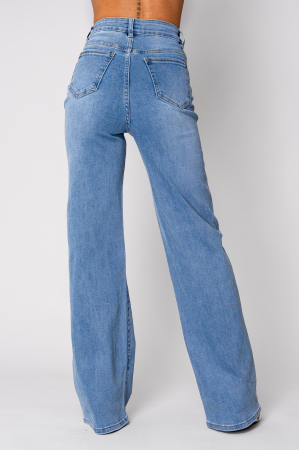 Blugi elastici largi Blue [2]