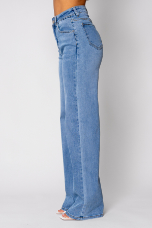 Blugi elastici largi Blue [1]