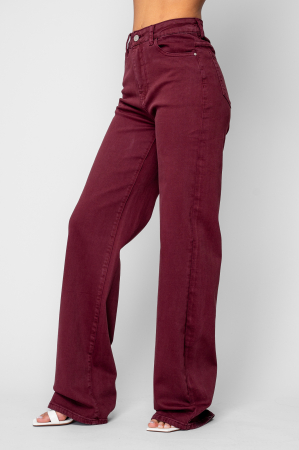 Blugi lungi regular Burgundy [1]