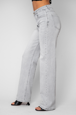 Light Grey regular fit stretch jeans [1]