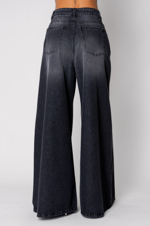 Blugi foarte largi Dark Grey [2]