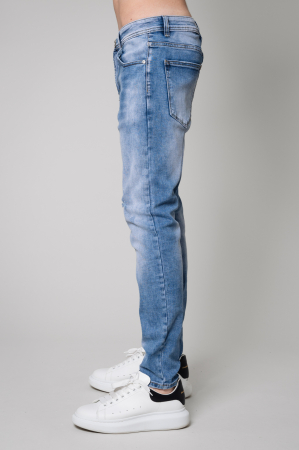 Blugi Lungi din denim elastic Blue [1]