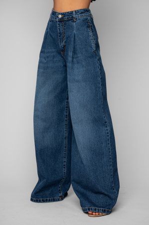 Dark Blue Long Jeans [2]